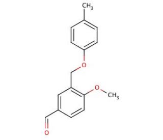 4-Methoxy-3-[(4-methylphenoxy)methyl]benzaldehyde - chemical structure image