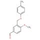 4-Methoxy-3-[(4-methylphenoxy)methyl]benzaldehyde - chemical structure image