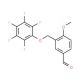 4-Methoxy-3-[(pentafluorophenoxy)methyl]-benzaldehyde - chemical structure image