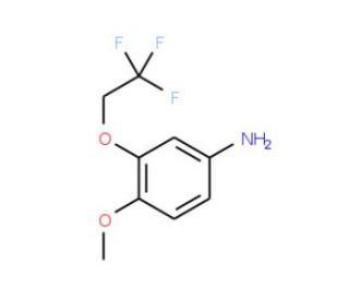 4-methoxy-3-(2,2,2-trifluoroethoxy)aniline - chemical structure image