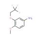 4-methoxy-3-(2,2,2-trifluoroethoxy)aniline - chemical structure image