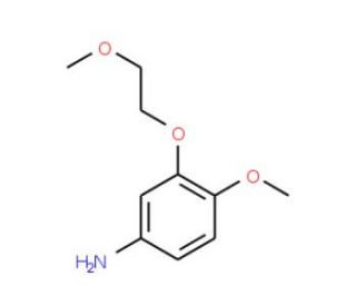 4-methoxy-3-(2-methoxyethoxy)aniline - chemical structure image