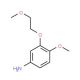 4-methoxy-3-(2-methoxyethoxy)aniline - chemical structure image