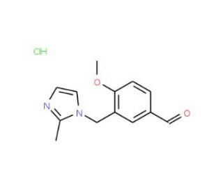 4-Methoxy-3-(2-methyl-imidazol-1-ylmethyl)-benzaldehyde hydrochloride - chemical structure image