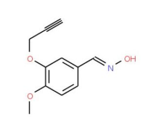 4-Methoxy-3-(2-propynyloxy)benzenecarbaldehydeoxime - chemical structure image
