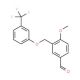 4-Methoxy-3-{[3-(trifluoromethyl)phenoxy]-methyl}benzaldehyde - chemical structure image