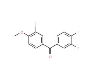 4-Methoxy-3,3&prime;,4&prime;-trifluorobenzophenone (CAS 845781-11-5) - chemical structure image