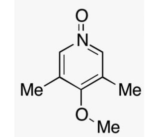 4-Methoxy-3,5-dimethylpyridine 1-Oxide (CAS 91219-89-5) - chemical structure image