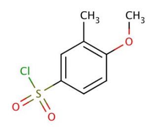 4-Methoxy-3-methyl-benzenesulfonyl chloride (CAS 84910-98-5) - chemical structure image