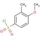 4-Methoxy-3-methyl-benzenesulfonyl chloride (CAS 84910-98-5) - chemical structure image
