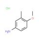 4-Methoxy-3-methylaniline hydrochloride - chemical structure image