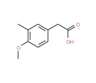 4-Methoxy-3-methylphenylacetic acid (CAS 4513-73-9) - chemical structure image