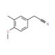 4-Methoxy-3-methylphenylacetonitrile (CAS 75391-57-0) - chemical structure image