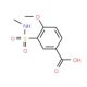 4-Methoxy-3-methylsulfamoyl-benzoic acid - chemical structure image
