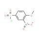 4-Methoxy-3-nitro-benzenesulfonyl chloride (CAS 22117-79-9) - chemical structure image
