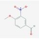 4-Methoxy-3-nitrobenzaldehyde (CAS 31680-08-7) - chemical structure image