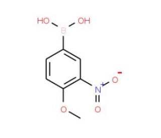 4-Methoxy-3-nitrobenzeneboronic acid (CAS 827614-67-5) - chemical structure image