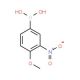 4-Methoxy-3-nitrobenzeneboronic acid (CAS 827614-67-5) - chemical structure image