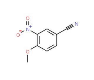 4-Methoxy-3-nitrobenzonitrile (CAS 33224-23-6) - chemical structure image