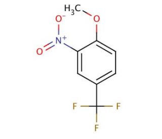 4-Methoxy-3-nitrobenzotrifluoride (CAS 394-25-2) - chemical structure image