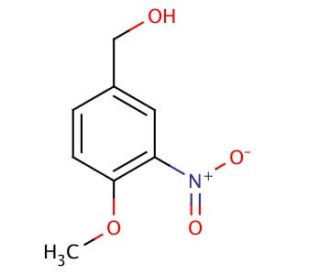 4-Methoxy-3-nitrobenzyl alcohol (CAS 41870-24-0) - chemical structure image
