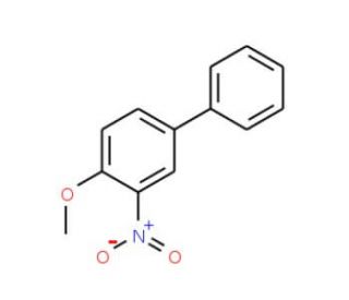 4-Methoxy-3-nitrobiphenyl (CAS 15854-73-6) - chemical structure image