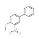 4-Methoxy-3-nitrobiphenyl (CAS 15854-73-6) - chemical structure image