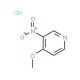 4-Methoxy-3-nitropyridine hydrochloride (CAS 31872-61-4) - chemical structure image