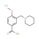 4-Methoxy-3-piperidin-1-ylmethyl-benzoic acid hydrochloride - chemical structure image