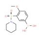 4-Methoxy-3-(piperidin-1-ylsulphonyl)benzeneboronic acid (CAS 874219-18-8) - chemical structure image