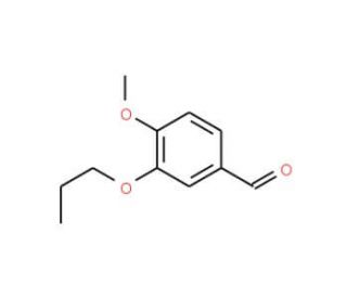 4-methoxy-3-propoxybenzaldehyde (CAS 5922-56-5) - chemical structure image