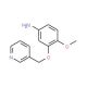 4-methoxy-3-(pyridin-3-ylmethoxy)aniline - chemical structure image