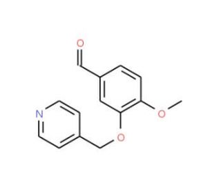 4-Methoxy-3-(pyridin-4-ylmethoxy)-benzaldehyde - chemical structure image