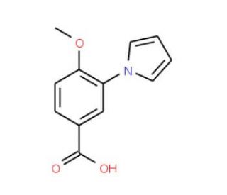 4-Methoxy-3-pyrrol-1-yl-benzoic acid - chemical structure image