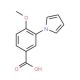 4-Methoxy-3-pyrrol-1-yl-benzoic acid - chemical structure image