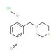 4-Methoxy-3-thiomorpholin-4-ylmethylbenzaldehyde Hydrochloride - chemical structure image