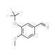 4-Methoxy-3-(trifluoromethoxy)benzaldehyde (CAS 853771-90-1) - chemical structure image