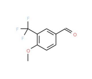 4-Methoxy-3-(trifluoromethyl)benzaldehyde (CAS 50823-87-5) - chemical structure image