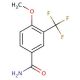 4-Methoxy-3-(trifluoromethyl)benzamide - chemical structure image