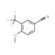 4-Methoxy-3-(trifluoromethyl)benzonitrile (CAS 261951-87-5) - chemical structure image