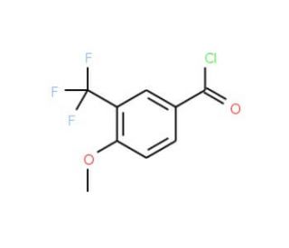 4-Methoxy-3-(trifluoromethyl)benzoyl chloride (CAS 98187-18-9) - chemical structure image