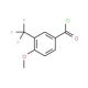 4-Methoxy-3-(trifluoromethyl)benzoyl chloride (CAS 98187-18-9) - chemical structure image
