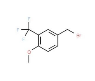 4-Methoxy-3-(trifluoromethyl)benzyl bromide (CAS 261951-89-7) - chemical structure image
