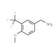 4-Methoxy-3-(trifluoromethyl)benzylamine (CAS 743408-04-0) - chemical structure image