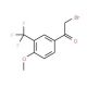 4-Methoxy-3-(trifluoromethyl)phenacyl bromide (CAS 541550-00-9) - chemical structure image