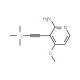 4-Methoxy-3-((trimethylsilyl)ethynyl)pyridin-2-amine (CAS 1142191-65-8) - chemical structure image