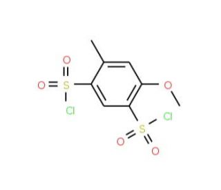 4-methoxy-6-methylbenzene-1,3-disulfonyl dichloride - chemical structure image