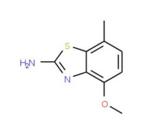 4-Methoxy-7-methyl-1,3-benzothiazol-2-amine (CAS 88686-30-0) - chemical structure image