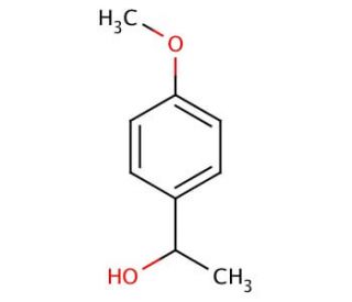 4-Methoxy-&alpha;-methylbenzyl alcohol (CAS 3319-15-1) - chemical structure image