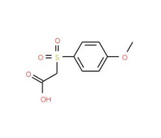 (4-Methoxy-benzenesulfonyl)-acetic acid (CAS 3937-99-3) - chemical structure image